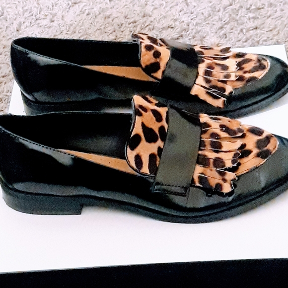 Nine West Owyn Animal Print Slip-on Loafer - Picture 1 of 4